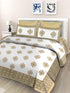 Harshfashion 120 TC Cotton King Fancy Bedsheet