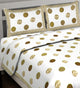 Harshfashion 120 TC Cotton King Fancy Bedsheet