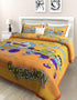 Harshfashion 104 TC Cotton Double Printed Bedsheet