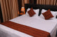 Luxury Bedrunner Set by Harshfashion (1bedsheet+two pillow cover+Runner set)