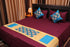 Luxury Bedrunner Set by Harshfashion  (1bedsheet+two pillow cover+Runner set)