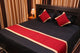 Luxury Bedrunner Set by Harshfashion (1bedsheet+two pillow cover+Runner set)